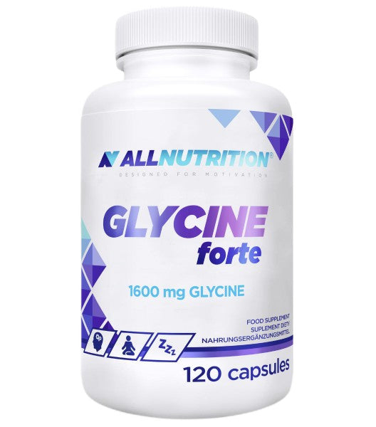 Allnutrition Glycine Forte 1600 mg, pakke med 120 kapsler