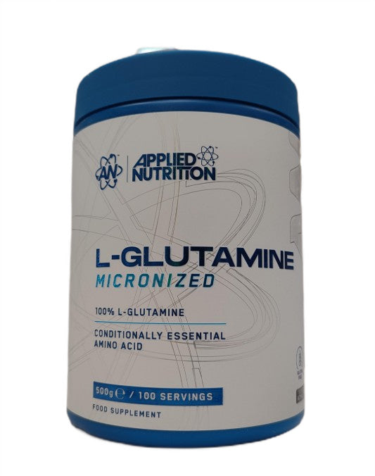 Pakning med Applied Nutrition L-Glutamine Micronized, 500 g