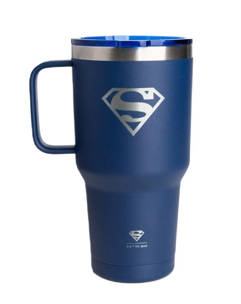 Bohtal Insulated Nomad Tumbler i rustfrit stål med DC Comics Superman-design, 900 ml