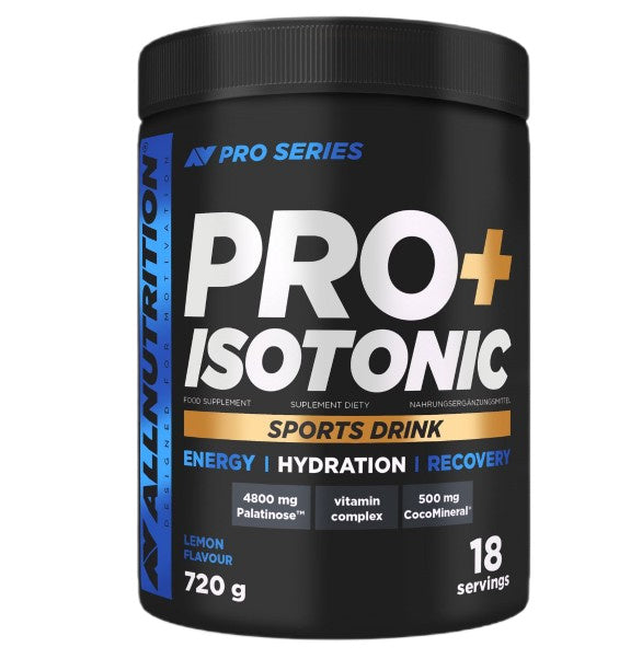 Pakning med Allnutrition Pro Series Pro+ Isotonic pulver med grapefrugtsmag, 720 g