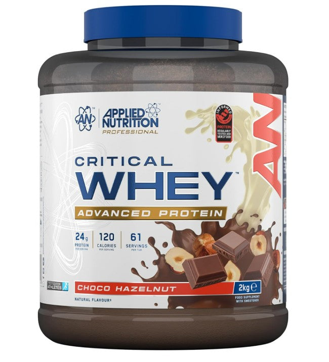 Applied Nutrition Critical Whey proteinpulver, Choco Hazelnut, 2000 g