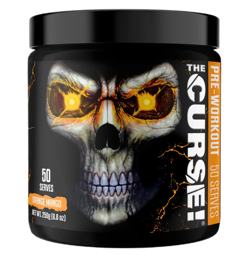 JNX Sports The Curse! pre-workout pulver i smagen Orange Mango, 250 g