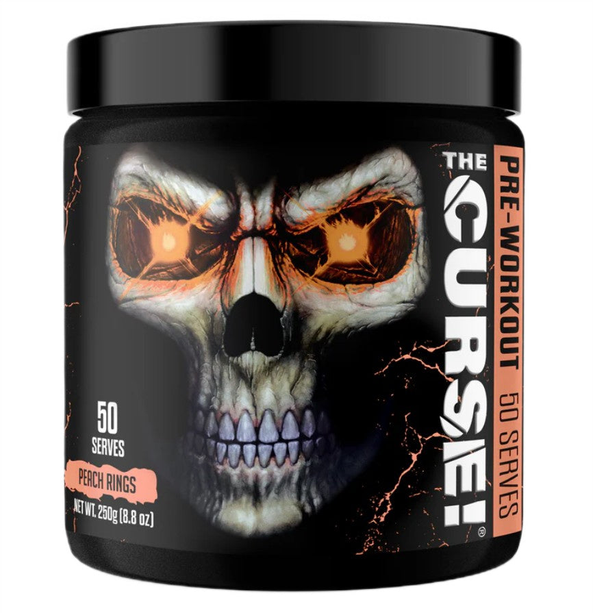 JNX Sports The Curse pre-workout pulver i smagen Peach Rings, 250 g