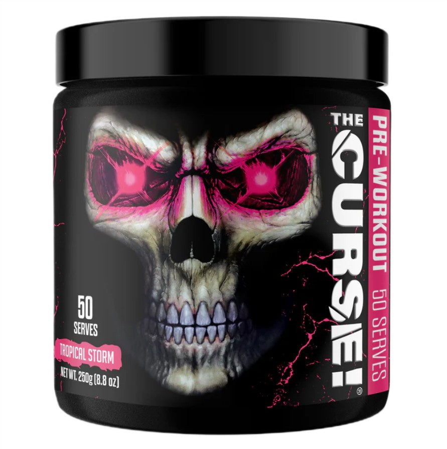 JNX Sports The Curse! Pre-Workout i smagen Tropical Storm, dåse med 250 g