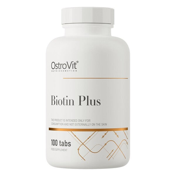 Pakning med OstroVit Biotin Plus, 100 tabletter