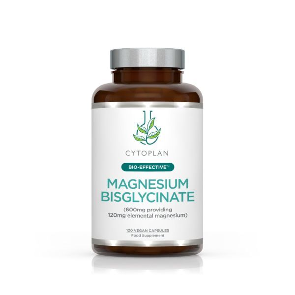 Beholder med Cytoplan magnesiumbisglycinat, 120 vegetabilske kapsler