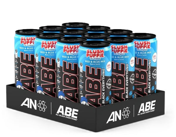 Multipak med 12 dåser Applied Nutrition ABE Energy + Performance, Slush Puppie
