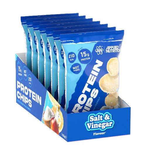 Applied Nutrition Protein Chips Salt & Vinegar, 7 poser à 50 g