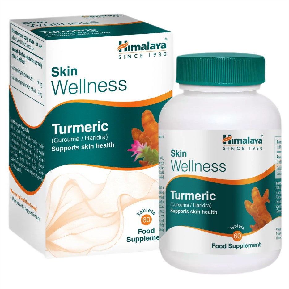 Pakning med Himalaya Gurkemeje, 60 tabletter med ekstrakt af Curcuma longa