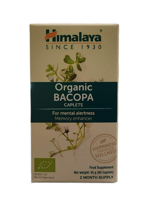 Himalaya Bacopa kosttilskud, pakke med 60 kapletter