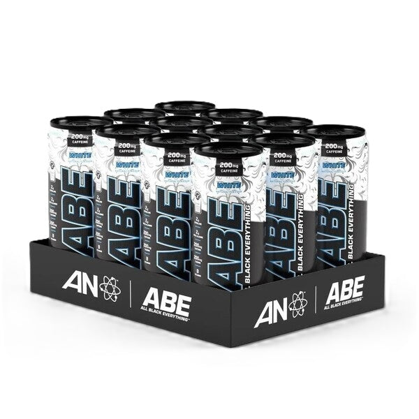 Dåser med Applied Nutrition ABE Energy + Performance, White, 12 x 330 ml