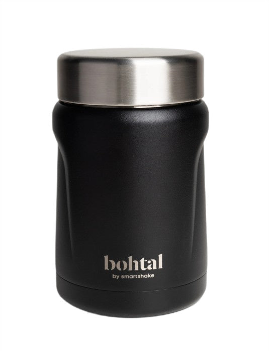 SmartShake Bohtal vakuumisoleret madbeholder i sort, 550 ml