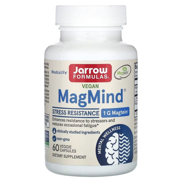 Jarrow Formulas MagMind® kosttilskud, pakke med 60 veganske kapsler