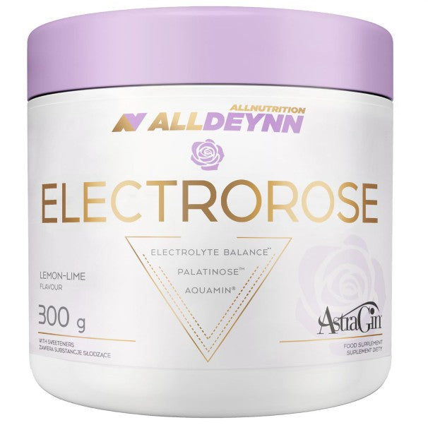 Elektrolytpulver Allnutrition AllDeynn Electrorose i smagen citron-lime, 300 g