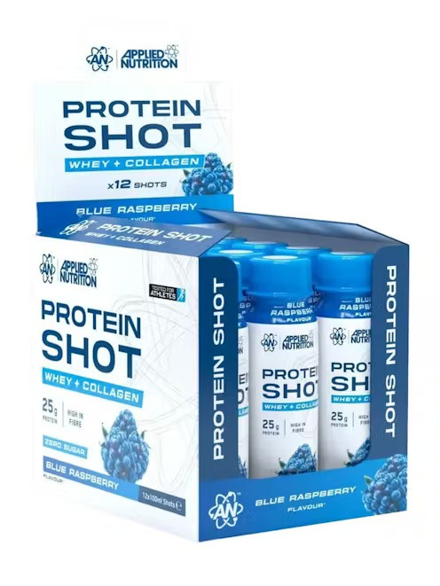 Applied Nutrition protein shot Blue Raspberry, 12 flasker á 100 ml