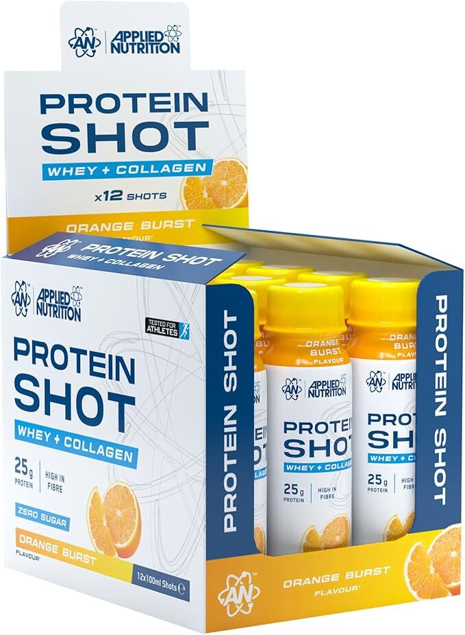 Applied Nutrition Protein shot Orange Burst, 12 drikkeflasker à 100 ml