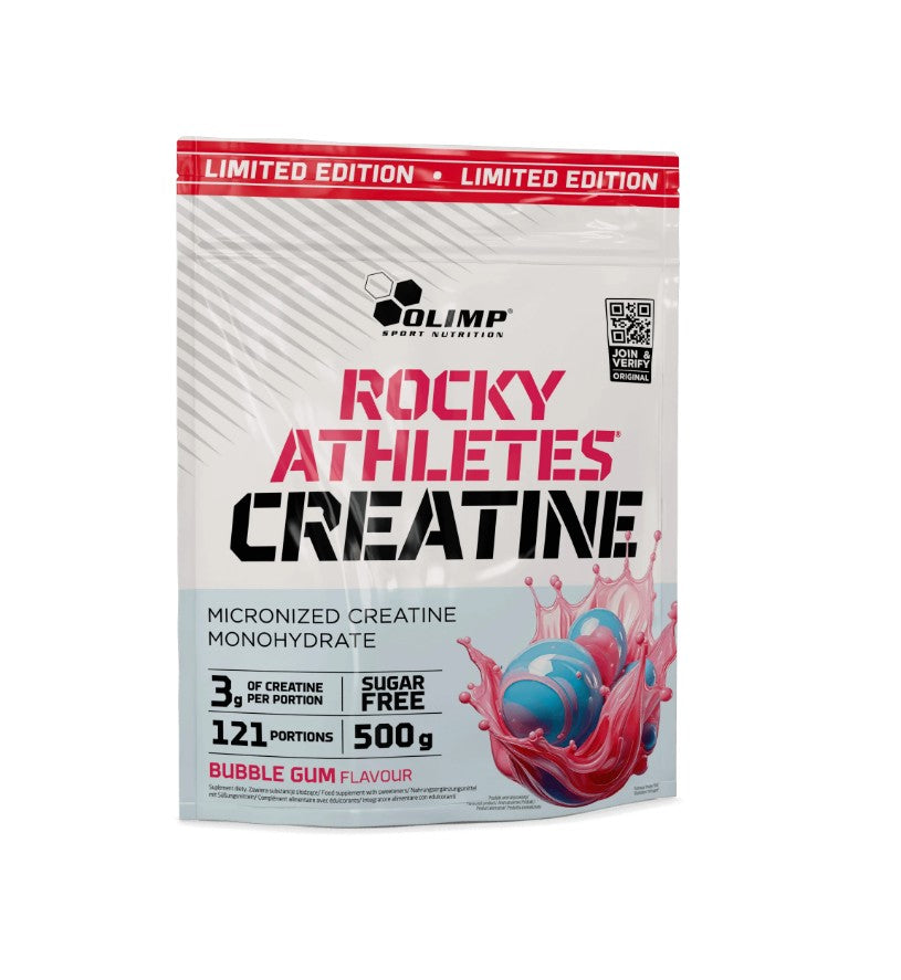 Olimp Nutrition Rocky Athletes kreatin med smag af bubble gum, 500 g