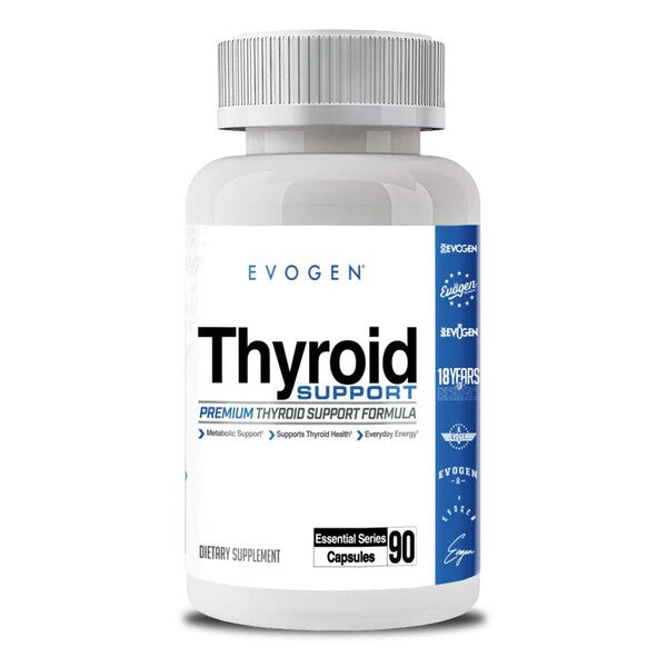 Evogen Thyroid Support kosttilskud, pakke med 90 kapsler