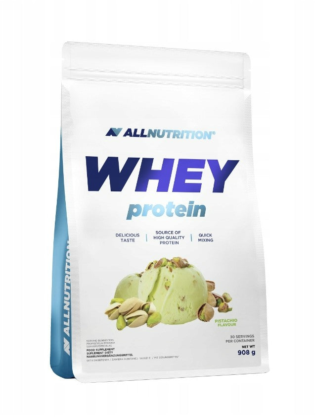 Allnutrition Whey Protein valleprotein i smagen pistacie, 908 g