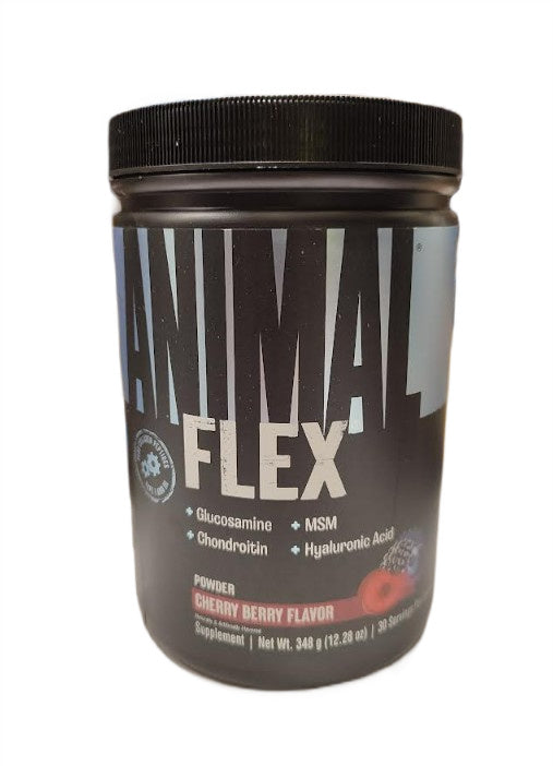 Pakning med Animal Flex pulver fra Universal Nutrition i smagen Cherry Berry, 369 g