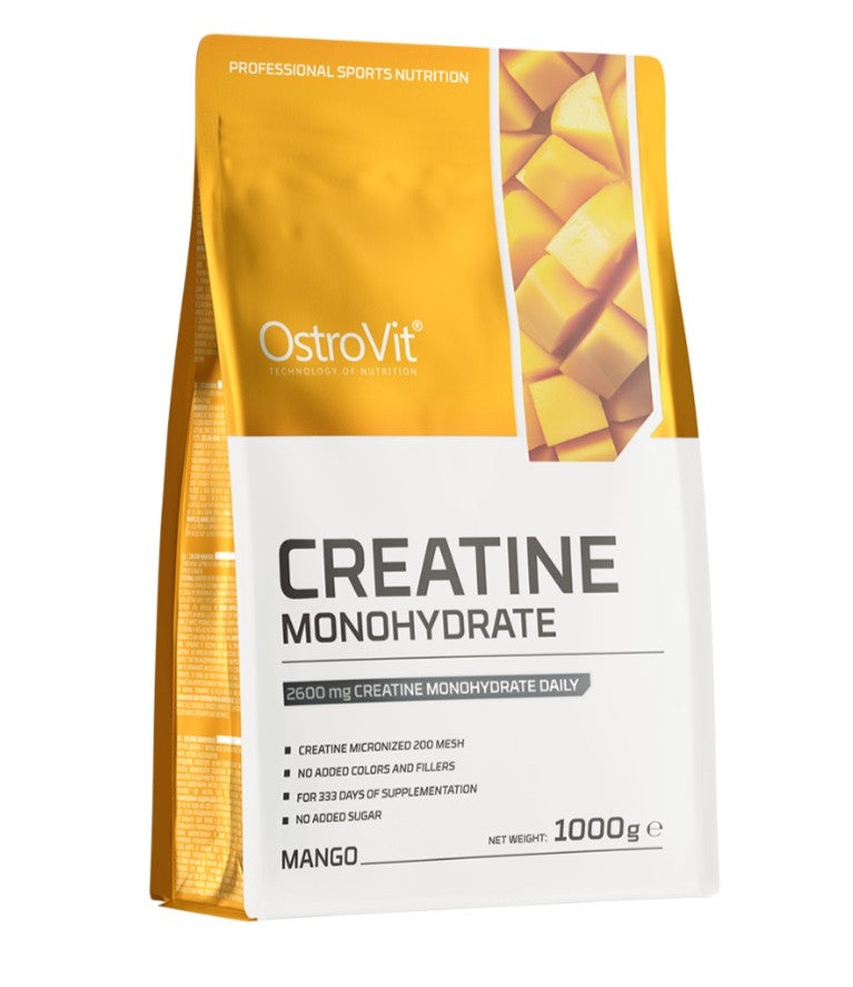 OstroVit kreatinmonohydrat pulver med mangosmag, 300 g