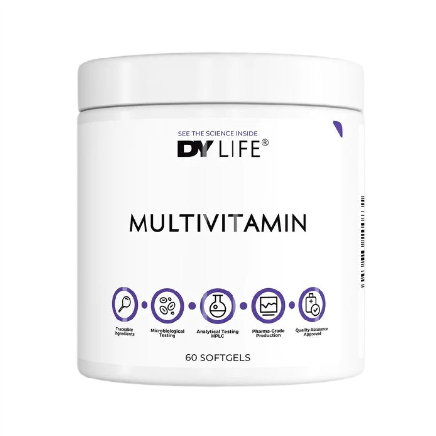 Dorian Yates DY LIFE Multivitamin, pakke med 60 softgels
