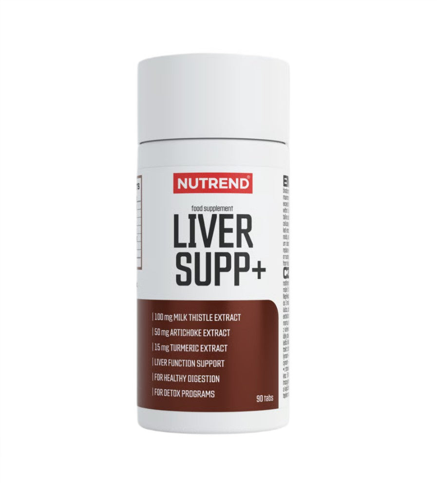 Pakke med Nutrend Liver Supp+, 90 tabletter