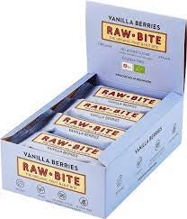 Se Rawbite Vanilla Berries Ø &  50g. Køb 12 stk. Spar 10% ✔ Kæmpe udvalg i  Raw Bite - Køb online på udsalg og tilbud lige nu ✔ Hurtig levering: 1 - 2 Hverdage samt billig fragt - Varenummer: HG-4006-12 og barcode / Ean:  på lager - Udsalg på Mad & drikke > Raw Bite > Bars Spar op til 52% - Over 1354 design mærker på udsalg