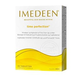 Se Imedeen Time Perfection 40+ 60 tab. ✔ Kæmpe udvalg i Imedeen - Køb online på udsalg og tilbud lige nu ✔ Hurtig levering til lave fragtpriser - Varenummer: Helsegrossisten-5121 og 5700666025557 på lager - Udsalg på Sundhed > Hud > Negle Spar helt op til 79% - Over 739 kendte mærker på udsalg