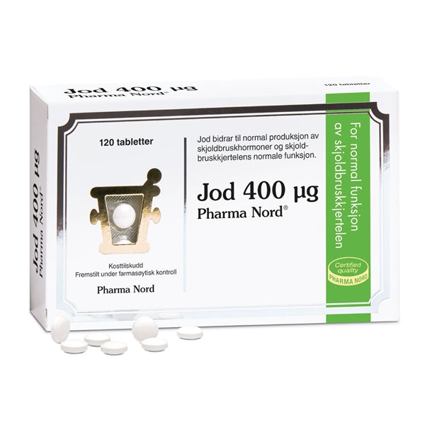 Se Pharma Nord Jod 400 Î¼g 120 tabl. ✔ Kæmpe udvalg i Pharma Nord - Køb online på udsalg og tilbud lige nu ✔ Meget billig fragt og hurtig levering - Varenummer: Helsegrossisten-120500 og på lager - Udsalg på Sundhed > > Store besparelser – op til 71% - Store besparelser på over 2.281 mærker
