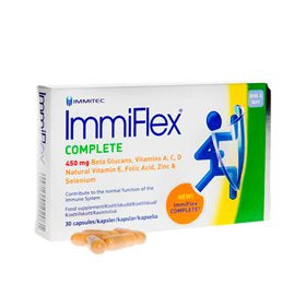 Se Immiflex COMPLETE 30 kap. ✔ Kæmpe udvalg i Bolig Magasin - Køb online på udsalg og tilbud lige nu ✔ Lav fragtpris og hurtig levering - Varenummer: Helsegrossisten-26056 og 7042290102081 på lager - Udsalg på Sundhed > > Spar stort – op til 59% - Eksklusivt udsalg på over 2.739 mærker