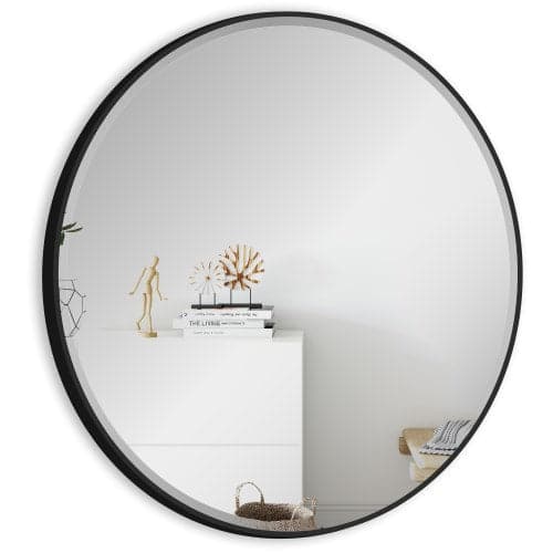 Incado spejl - Modern Mirrors - Black - Ø 60 cm