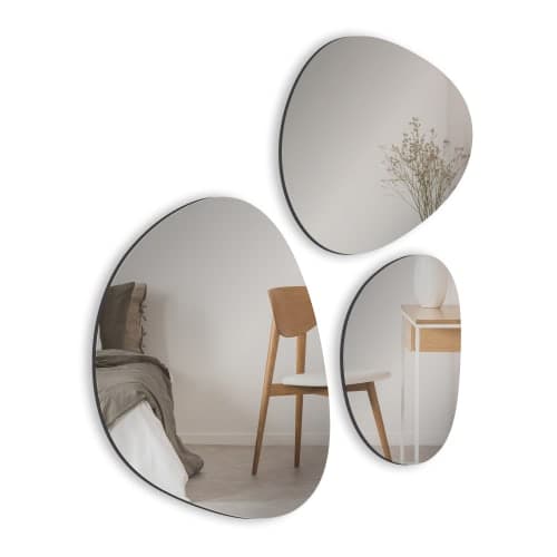 Incado spejlsæt - Modern Mirrors - Silver