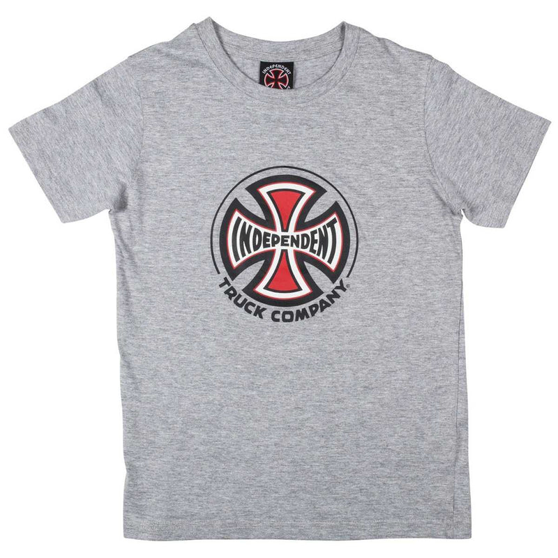 Se Independent Truck Co Youth T-Shirt Grå Melange 6 år ✔ Kæmpe udvalg i  Independent Trucks ✔ Hurtig levering: 1 - 2 Hverdage samt billig fragt - Varenummer: JUCO-INA-YTE-033-1-6 og barcode / Ean: &