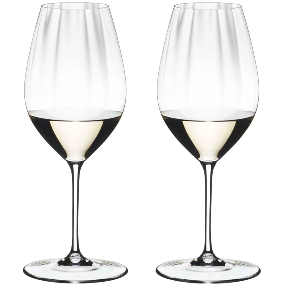 To Riedel Performance Riesling vinglas til hvidvin