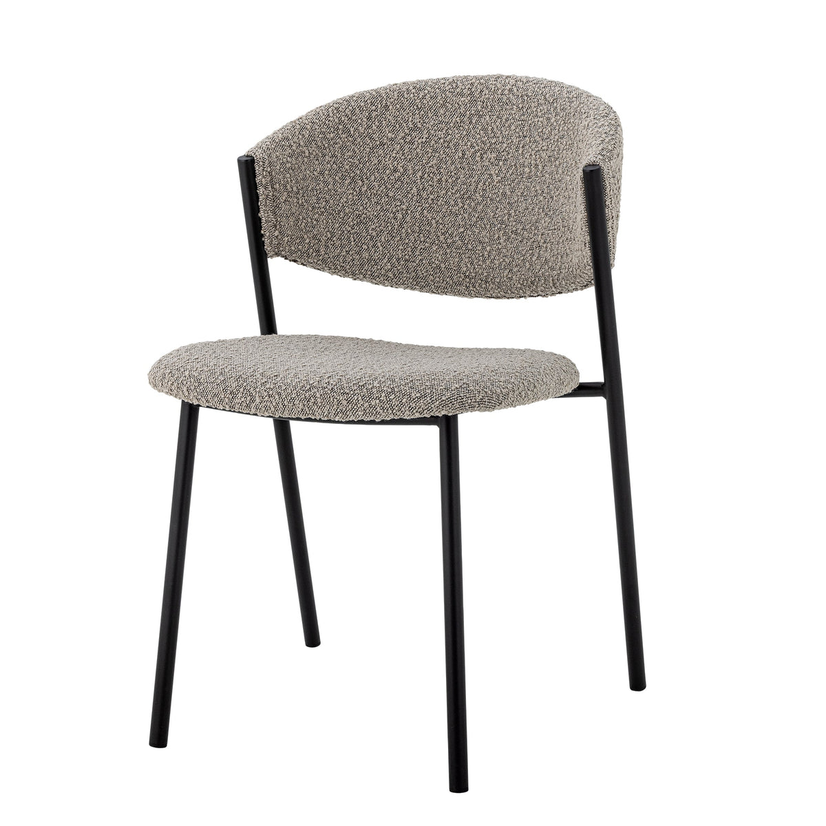 Grå Marlo spisebordsstol i polyester fra Bloomingville