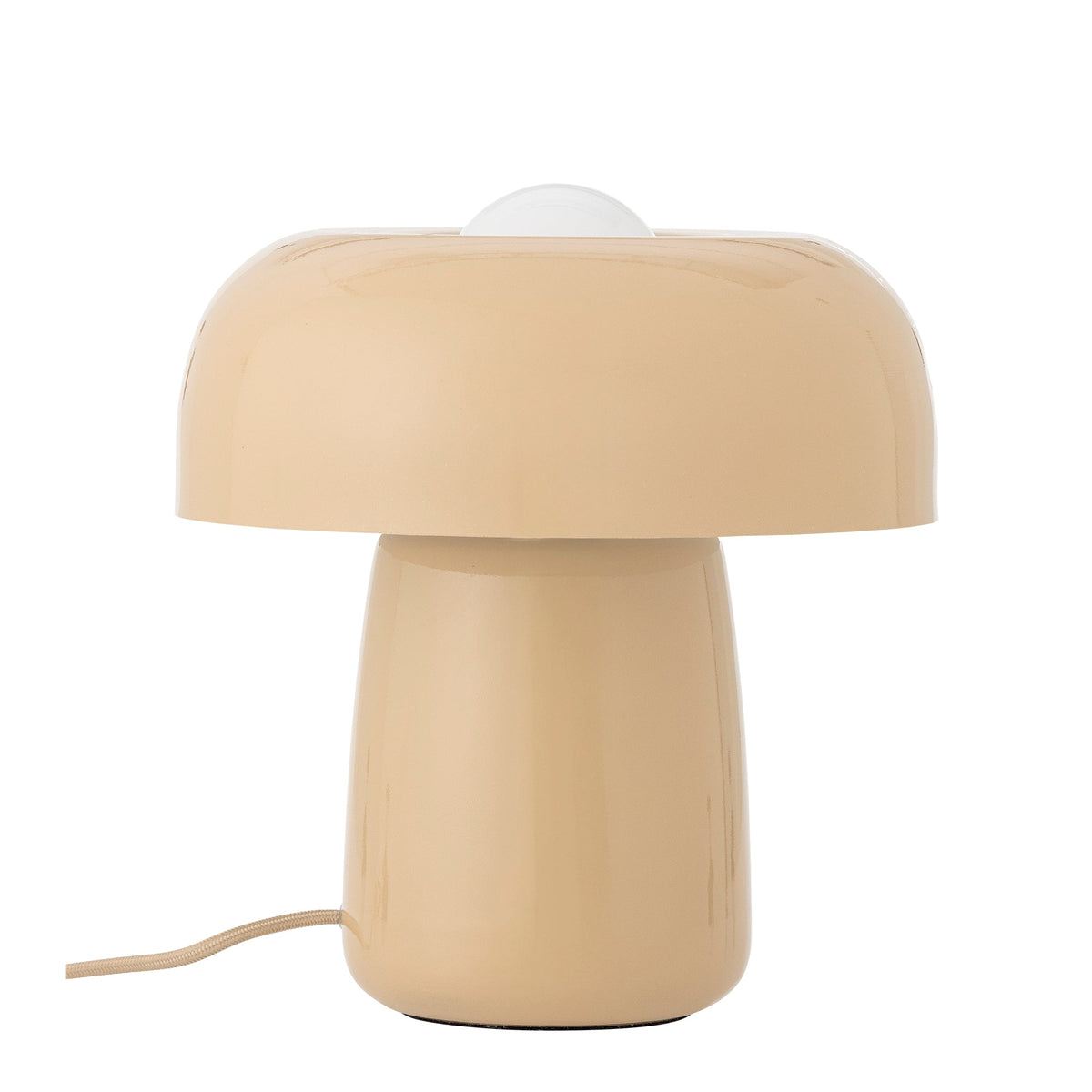 Ylva bordlampe fra Bloomingville i natur jern med svampeformet silhuet