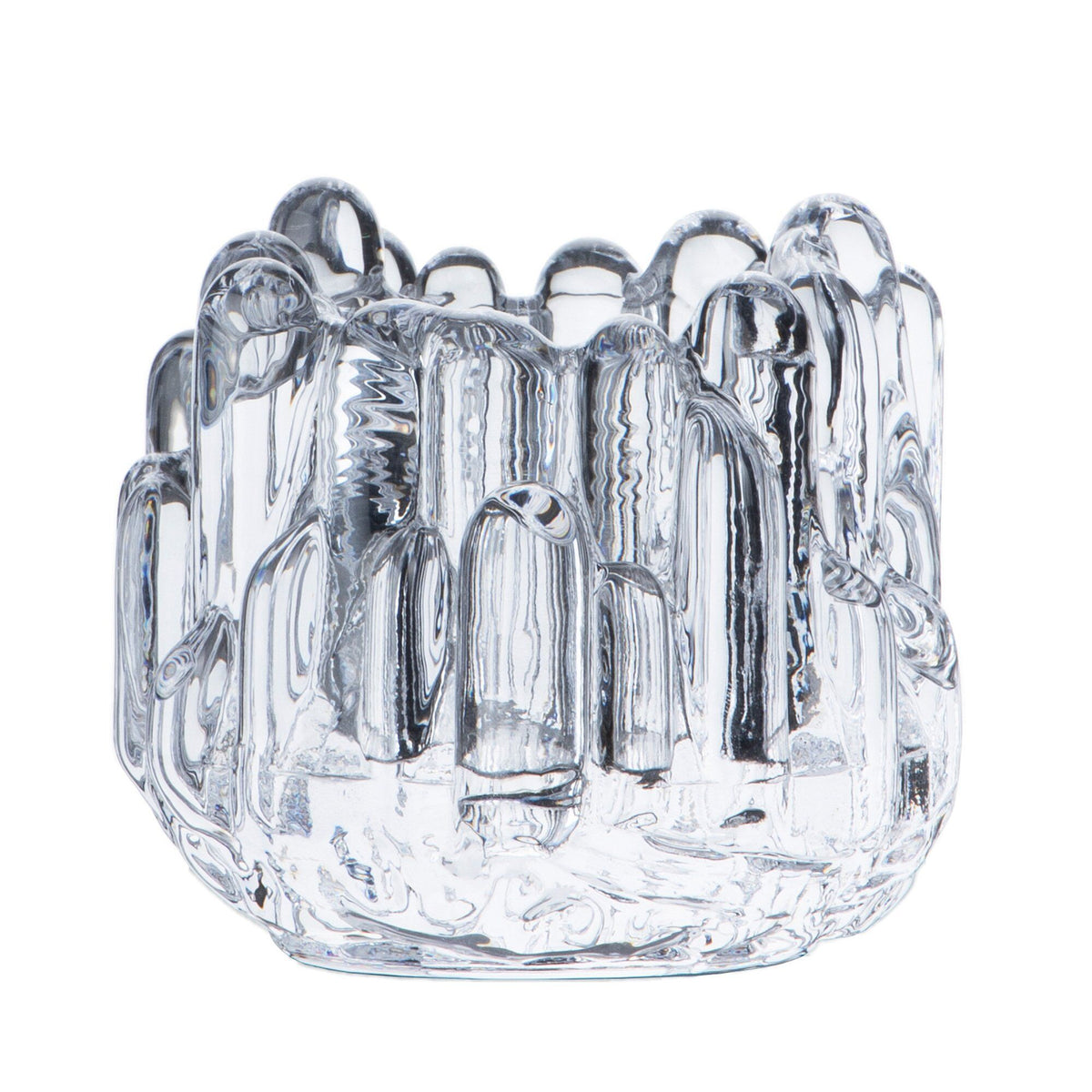 Kosta Boda Polar lysestage i klar udgave, 8,6 cm