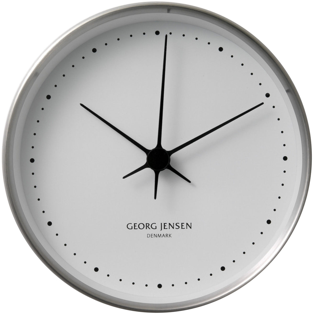 Georg Jensen HK vægur i rustfrit stål, Ø22 cm
