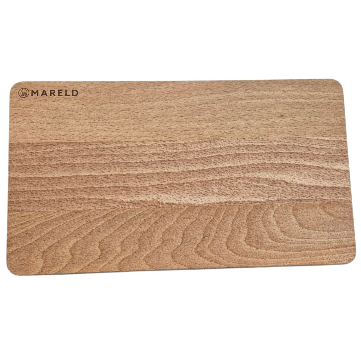 Mareld skærebræt i massiv bøg på 35,5 x 20 x 2 cm