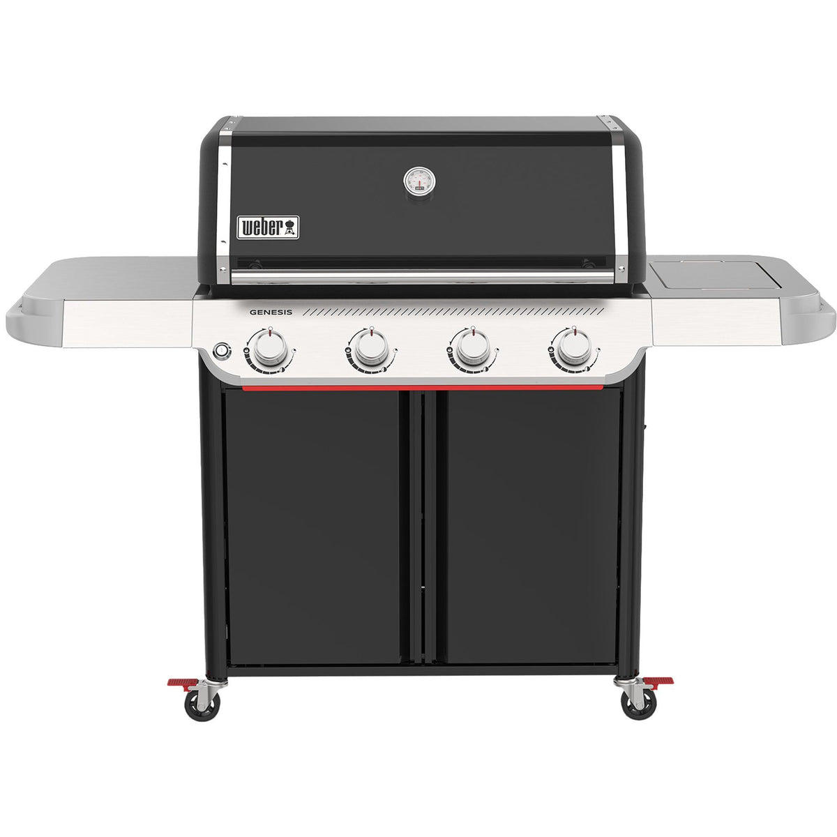 Weber Genesis E-415W gasgrill med fire brændere
