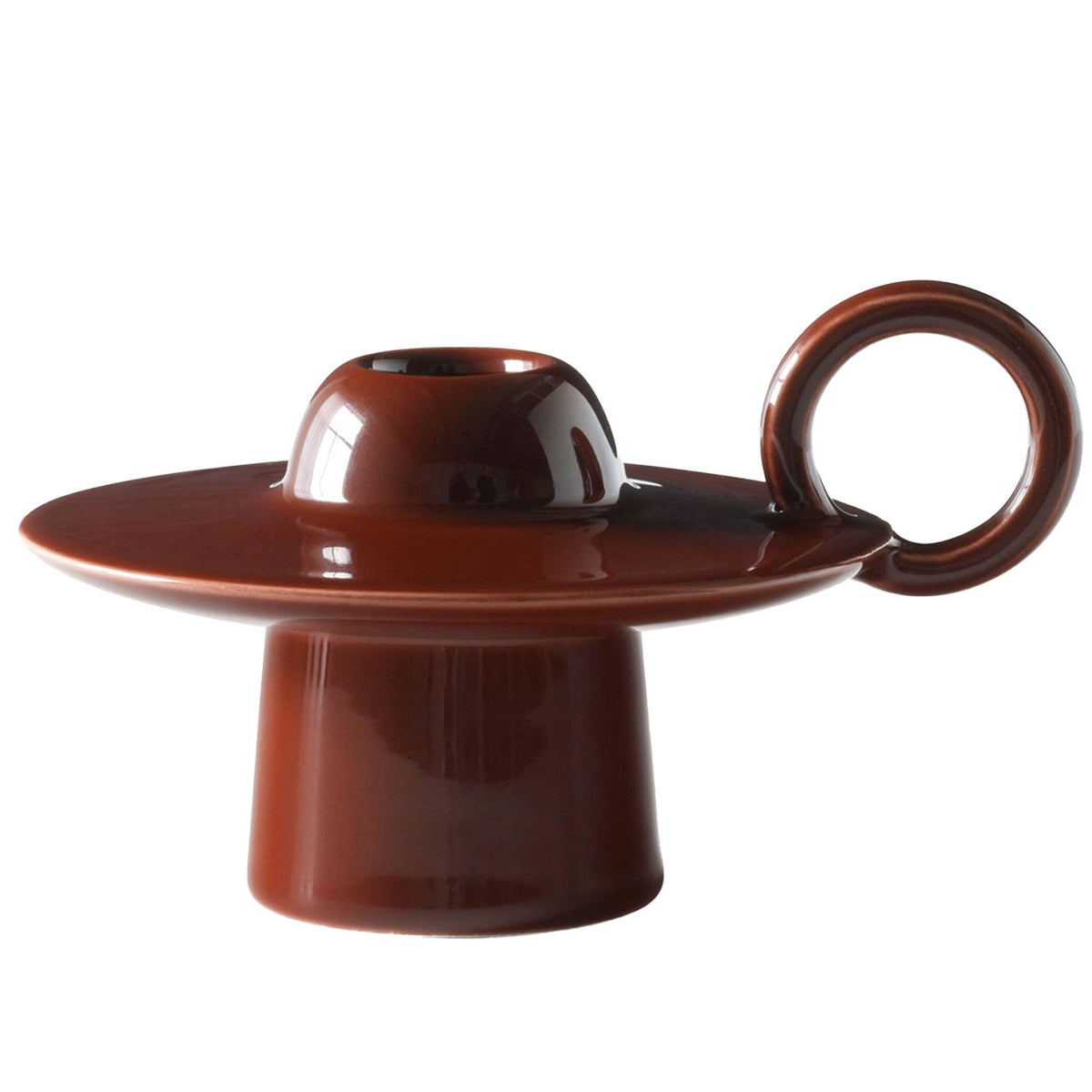 &Tradition Momento lysestage i farven red brown, designet af Jaime Hayon