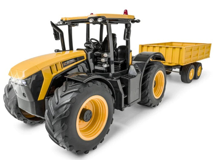 Se JCB Fastrac 4220 Fjernstyret Traktor med trailer 1:16 2.4G ✔ Kæmpe udvalg i Double E - Køb online på udsalg og tilbud lige nu ✔ Lav fragtpris og hurtig levering - Varenummer: MMAction-146557 og 5712548145574 på lager - Udsalg på Fjernstyret Traktor + Landbrug Spar helt op til 79% - Kæmpe udsalg på over 739 mærker