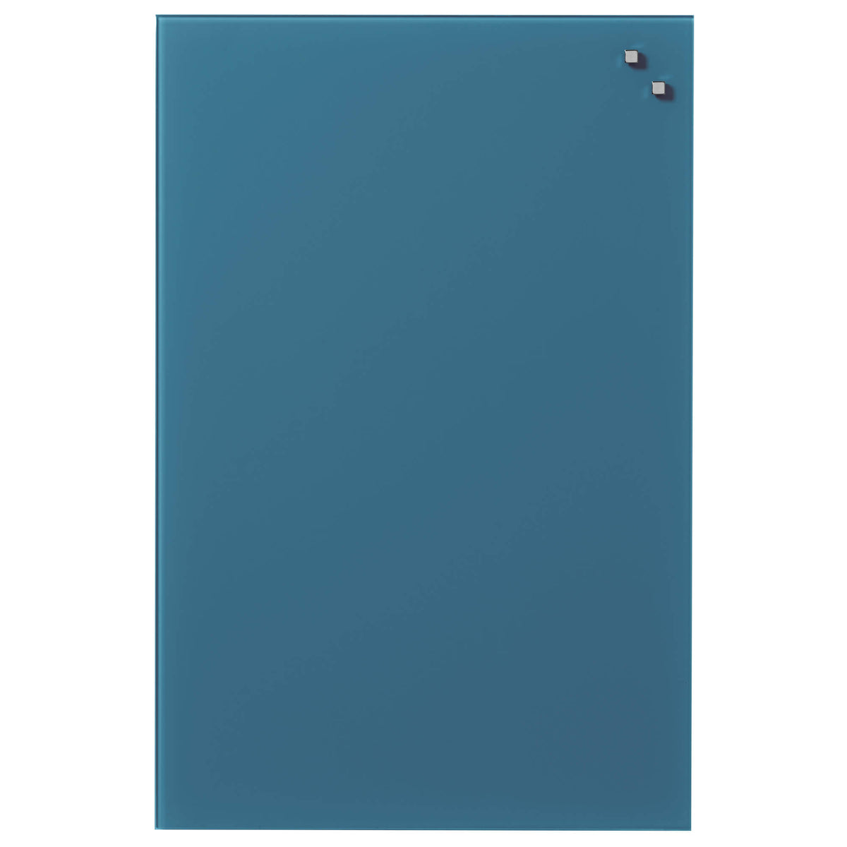 Naga magnetisk glastavle i jeans blå, 40 x 60 cm