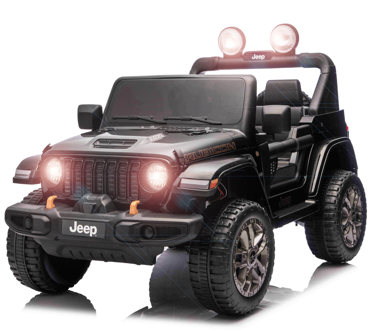 Se Jeep Wrangler Rubicon Elbil Til børn 21,6V m/Lædersæde, Gummihjul ✔ Kæmpe udvalg i Megaleg - Køb online på udsalg og tilbud lige nu ✔ Lav fragtpris og hurtig levering - Varenummer: MMAction-28416 og 5712548284167 på lager - Udsalg på Elbiler til Børn 21-24V Store besparelser – op til 71% - Shop over 2.281 kendte mærker på udsalg