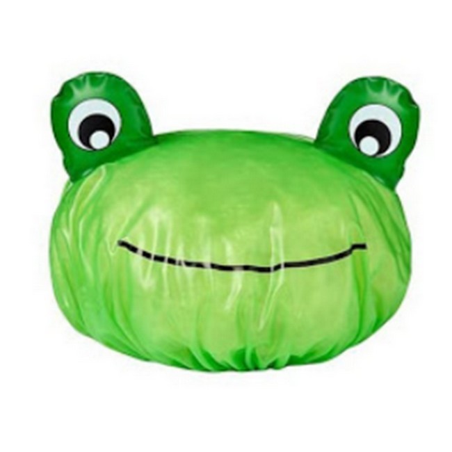 JIINJU Crazy Frog shower cap