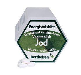 Se Berthelsen Jod 225 mcg 180 tab. ✔ Kæmpe udvalg i Dansk Farmaceutisk Industri - Køb online på udsalg og tilbud lige nu ✔ Billig fragt og hurtig levering - Varenummer: Helsegrossisten-3966 og 5701629030717 på lager - Udsalg på Sundhed > Dansk Farmaceutisk Industri > Spar stort – op til 53% - Over 2.739 mærker med kæmpe udsalg