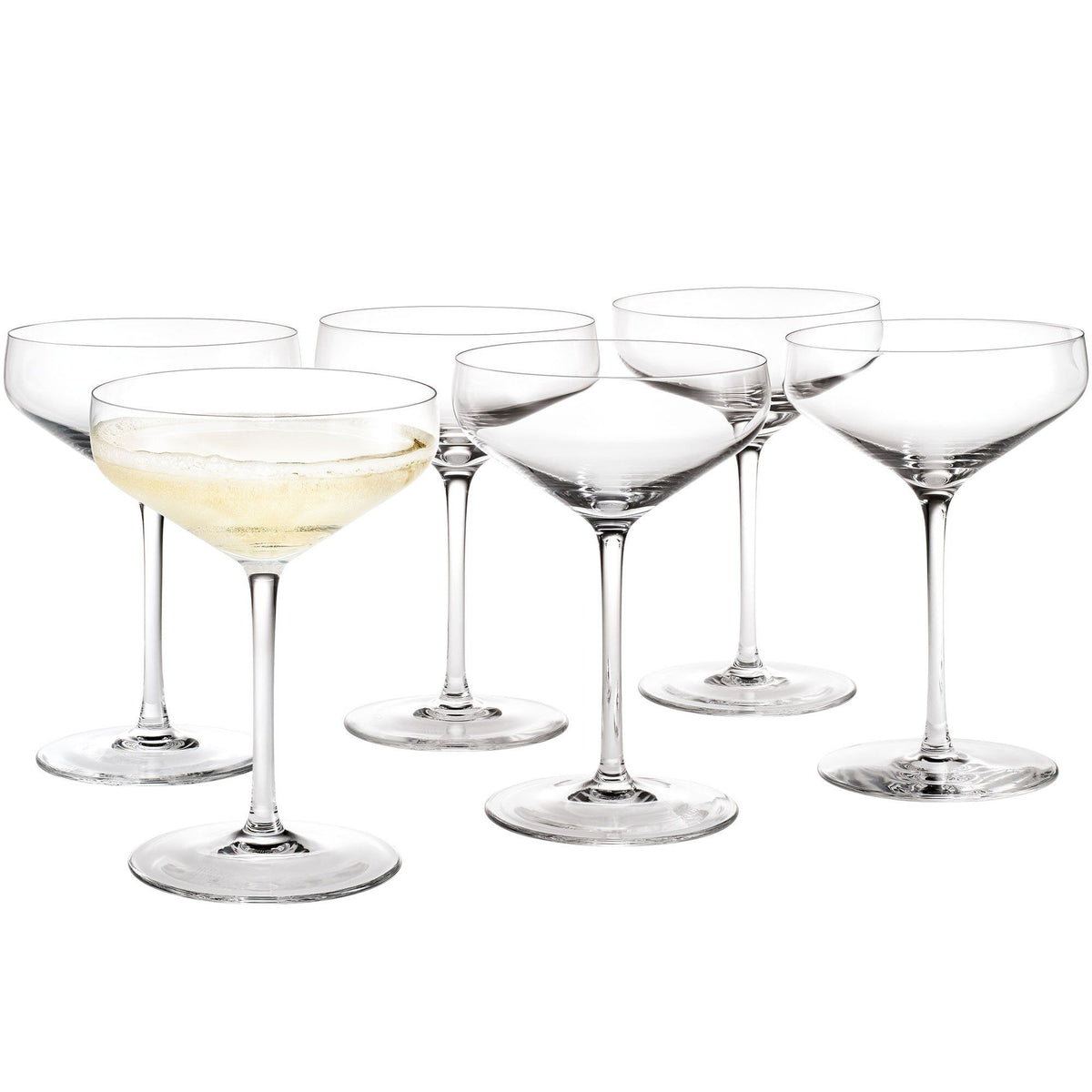 Holmegaard Perfection cocktailglas i klart glas, 38 cl, sæt med seks