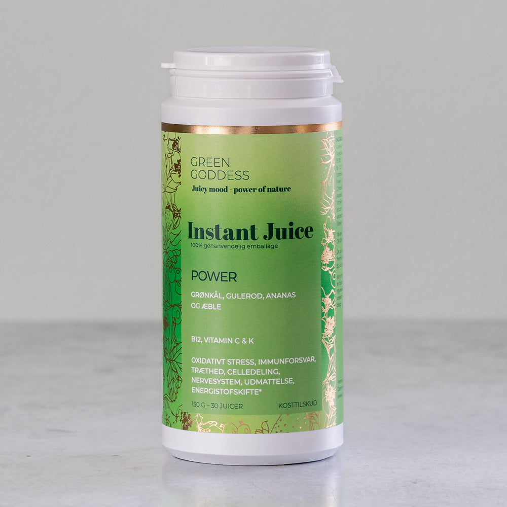 Se Green Goddess POWER Instant Juice 150 g ✔ Kæmpe udvalg i Green Goddess - Køb online på udsalg og tilbud lige nu ✔ Billig fragt • Hurtig levering - Varenummer: Helsegrossisten-53938 og 5745000770052 på lager - Udsalg på Sundhed > Mærker > Drikke Få op til 67% i rabat - Shop udsalg fra mere end 1.798 mærker