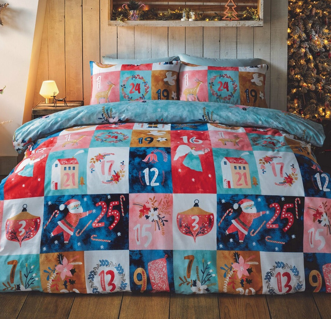 Se Julekalender Sengetøj til dobbeltdyne 200x200 cm ✔ Kæmpe udvalg i Bolig Magasin - Køb online på udsalg og tilbud lige nu ✔ Hurtig levering til lave fragtpriser - Varenummer: MMAction-209117 og 5027491711784 på lager - Udsalg på Jule Sengetøj Op til 57% rabat - Find tilbud fra over 2.739 mærker